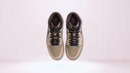 A quick peek into the shoes brings you in contact with a Jumpman logo embossed in shiny brown (Image via Nike)